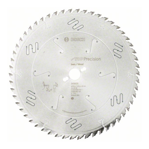Bosch Kreissägeblatt Top Precision Best for Wood 350 x 30 x 3,5 mm 54