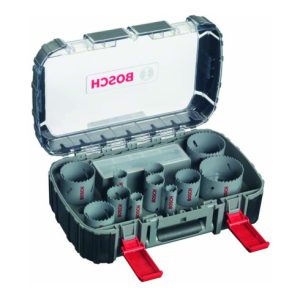 Bosch Lochsägen-Set HSS-Bimetall Universal, 17-teilig, 20 – 60, 68, 76 mm Bosch Lochsägen-Set HSS-Bimetall Universal, 17-teilig, 20 – 60, 68, 76 mm