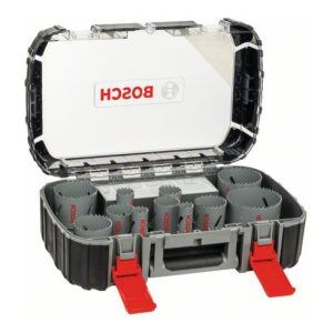 Bosch Lochsägen-Set HSS-Bimetall Universal 17-teilig Durchmesser: 20 / 22 / 25 / 32 / 35 / 40 / 44 / 51 / 60 / 64 / 76 mm Bosch Lochsägen-Set HSS-Bimetall Universal 17-teilig Durchmesser: 20 / 22 / 25 / 32 / 35 / 40 / 44 / 51 / 60 / 64 / 76 mm