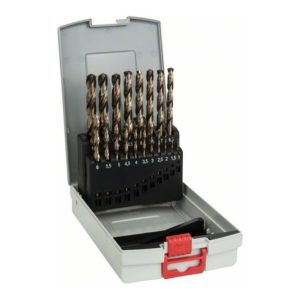 Bosch Metallbohrer-Set HSS-Co (Cobalt-Legierung), ProBox 19-teilig DIN 338 1-10 mm Bosch Metallbohrer-Set HSS-Co (Cobalt-Legierung), ProBox 19-teilig DIN 338 1-10 mm