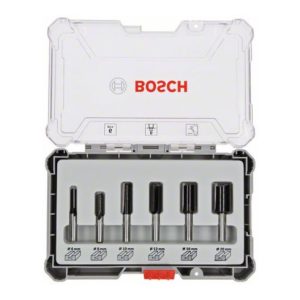 Bosch Nutfräser-Set 8-mm-Schaft 6-teilig Bosch Nutfräser-Set 8-mm-Schaft 6-teilig