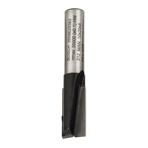Bosch Nutfräser Standard for Wood 8 mm D1 10 mm L 20 mm G 51 mm