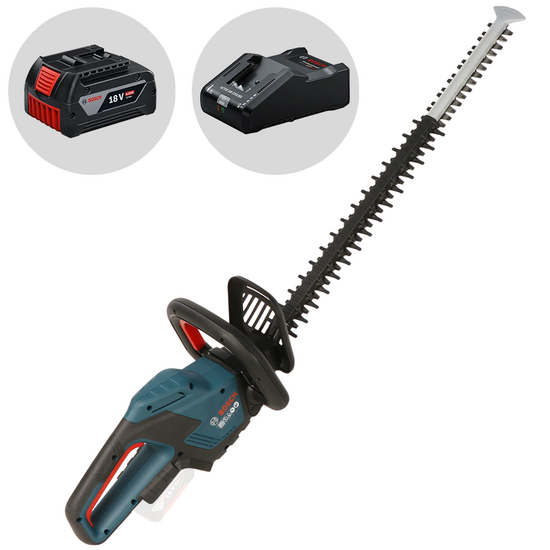 Bosch Professional GHE 18V-50 – Akku-Heckenschere 18 V/2Ah – 50 cm Messer