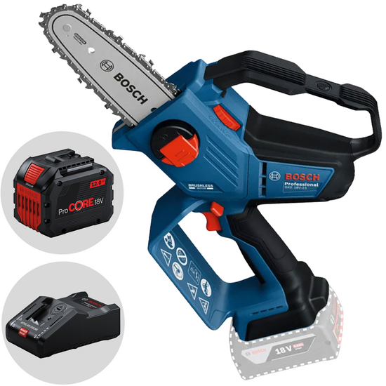 Bosch Professional GKE 18V-15 – Akku-Astkettensäge – 18 V 12 Ah