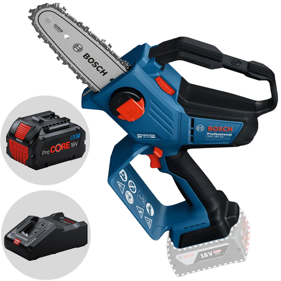 Bosch Professional GKE 18V-15 – Akku-Astkettensäge – 18 V 8 Ah