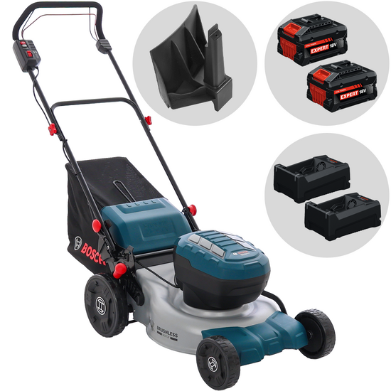 Bosch Professional GRA18V2-46 SP – Akku-Rasenmäher – 2x18V 5.5Ah - Schnittbreite 46 cm