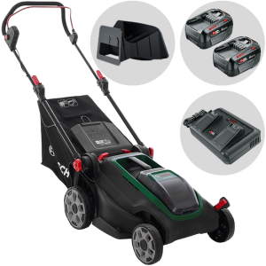Bosch Rotak18V2-43 – Akku-Rasenmäher – 2X18V/4Ah – Schnittbreite 43 cm Bosch Rotak18V2-43 – Akku-Rasenmäher – 2X18V/4Ah – Schnittbreite 43 cm