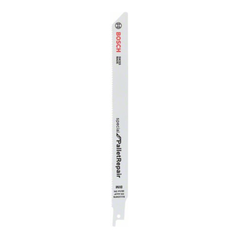 Bosch Säbelsägeblatt S 1122 VFR, Special for Pallet Repair, 225 mm, 0,9 mm