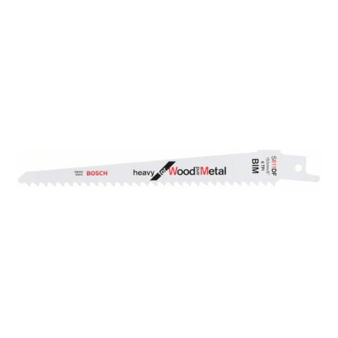 Bosch Säbelsägeblatt S 611 DF, Heavy for Wood and Metal