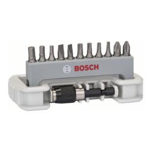 Bosch Schrauberbit-Set Extra-Hart 11-teilig PH PZ T, S HEX 25 mm Bithalter Bosch Schrauberbit-Set Extra-Hart 11-teilig PH PZ T, S HEX 25 mm Bithalter