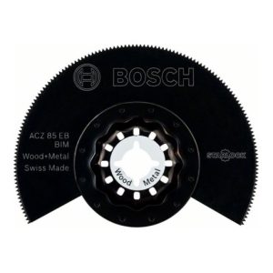Bosch Segmentsägeblatt ACZ 85 EB, Wood and Metal, BIM, 85 mm, gekröpft Bosch Segmentsägeblatt ACZ 85 EB, Wood and Metal, BIM, 85 mm, gekröpft