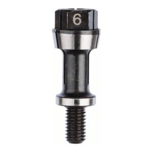 Bosch Spannzange mit Spannmutter 6 mm für Bosch-Geradschleifer passend zu GGS 16