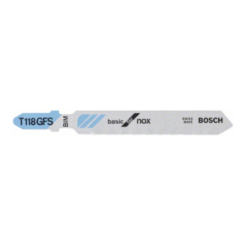 Bosch Stichsägeblatt T 118 GFS, Basic for Inox