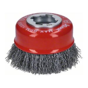Bosch Topfbürste X-LOCK Clean for Metal 75 mm 0,3 mm gewellter Stahldraht