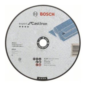 Bosch Trennscheibe gerade Expert for Cast Iron AS 24 R, 230 mm, 22,23 mm, 3 mm Bosch Trennscheibe gerade Expert for Cast Iron AS 24 R, 230 mm, 22,23 mm, 3 mm