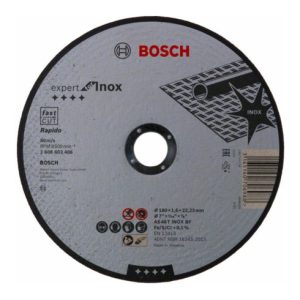 Bosch Trennscheibe gerade Expert for Inox – Rapido AS 46 T INOX BF 180 mm 1,6 mm Bosch Trennscheibe gerade Expert for Inox – Rapido AS 46 T INOX BF 180 mm 1,6 mm