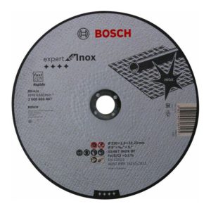 Bosch Trennscheibe gerade Expert for Inox – Rapido AS 46 T INOX BF, 230 mm, 22,23 mm Bosch Trennscheibe gerade Expert for Inox – Rapido AS 46 T INOX BF, 230 mm, 22,23 mm