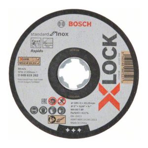 Bosch Trennscheibe X-LOCK gerade Standard for Inox WA 60 T BF 125 x 1 mm Bosch Trennscheibe X-LOCK gerade Standard for Inox WA 60 T BF 125 x 1 mm