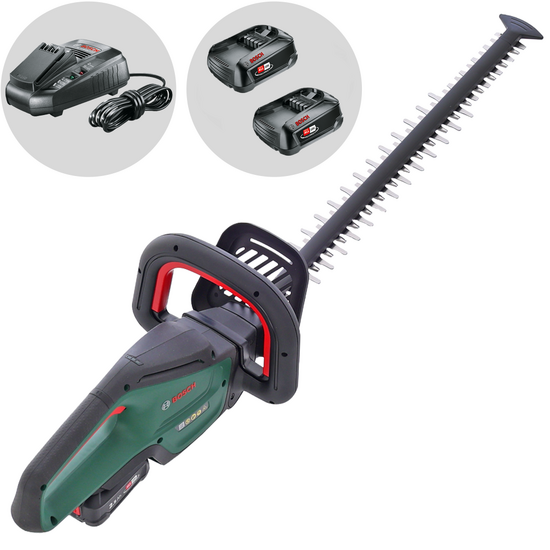 Bosch UniversalHedgeCut 18V-55 - Heckenschere 2 x 18V/2.5Ah - Schwert 55 cm