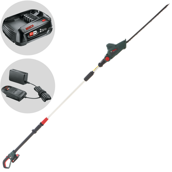 Bosch UniversalHedgePole 18 – Akku-Teleskop-Heckenschere– 18 V/2,5 Ah