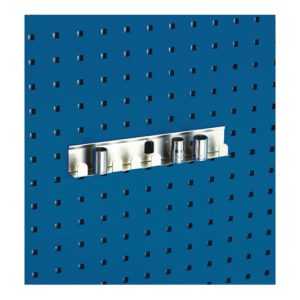 Bott Steckschlüsselhalter B.270mm 8 fach für 1/2 Zoll-Einsätze für Lochplatten Bott Steckschlüsselhalter B.270mm 8 fach für 1/2 Zoll-Einsätze für Lochplatten