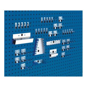 Bott Werkzeughaltersortiment 40tlg. 10Haken 10Doppelhaken 20div.Halter Bott Werkzeughaltersortiment 40tlg. 10Haken 10Doppelhaken 20div.Halter