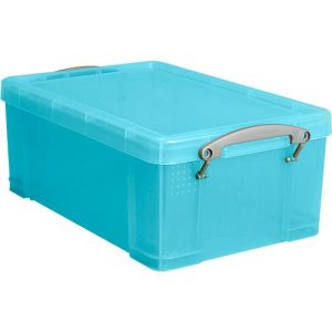 Box, Kunststoff, transparent aqua, 9 l Box, Kunststoff, transparent aqua, 9 l