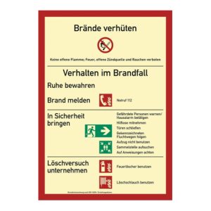 Brandschutzzeichen DIN EN ISO 7010 L210xB297mm Brandschutzordnung Ku. Brandschutzzeichen DIN EN ISO 7010 L210xB297mm Brandschutzordnung Ku.