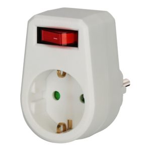 Brennenstuhl Adapterstecker Schutzkontakt mit Schalter Brennenstuhl Adapterstecker Schutzkontakt mit Schalter