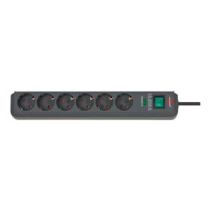 Brennenstuhl Eco-Line 4.500A 6-fach schwarz 1,5m Brennenstuhl Eco-Line 4.500A 6-fach schwarz 1,5m