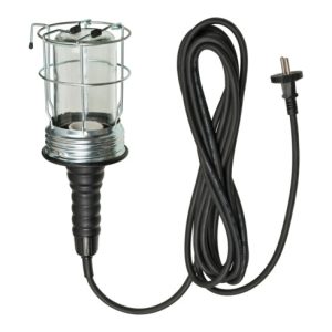 Brennenstuhl Handleuchte / Werktstattlampe aus Hartgummi mit stabilem Schutzkorb Brennenstuhl Handleuchte / Werktstattlampe aus Hartgummi mit stabilem Schutzkorb