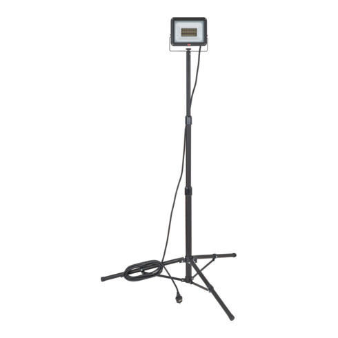 Brennenstuhl LED Stativstrahler JARO 7060 T (50W, 5800lm, 6500K, IP65, LED Arbeitsstrahler mit Stativ und 5m Kabel)
