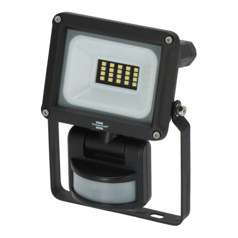 Brennenstuhl LED Strahler JARO 1060 P (LED Wandstrahler für außen IP65, 10W, 1150lm, 6500K, mit Bewegungsmelder und Dämmerungssensor)