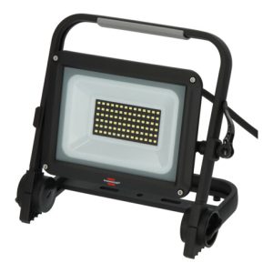 Brennenstuhl Mobiler LED Strahler JARO 7060 M / LED-Leuchte 50W für außen (LED-Außenstrahler mit 5m Kabel, LED-Fluter 5800lm aus Aluminium, dimmbar, IP65)