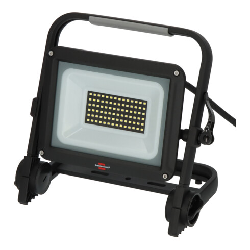 Brennenstuhl Mobiler LED Strahler JARO 7060 M / LED-Leuchte 50W für außen (LED-Außenstrahler mit 5m Kabel, LED-Fluter 5800lm aus Aluminium, dimmbar, IP65)