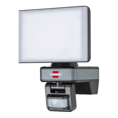 brennenstuhl®Connect WiFi LED Strahler mit Bewegungsmelder WF 2050 P / LED Wandstrahler 20W für außen IP54 steuerbar per kostenloser App