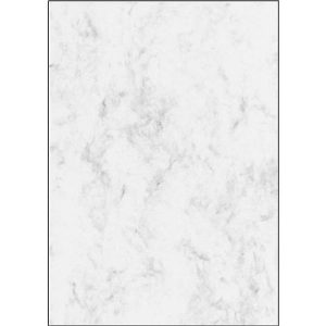 Briefbögen ‚Marmor‘, grau, 200 g, 50 Blatt