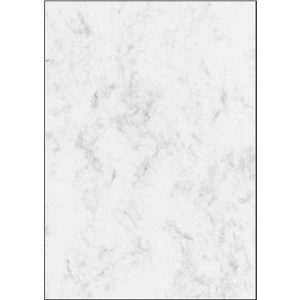 Briefbögen ‚Marmor‘, grau, 90 g, 100 Blatt