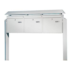 Briefkastenanlage Terzo, 3-er, silber Briefkastenanlage Terzo, 3-er, silber