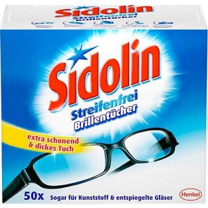 Brillentücher Sidolin, 50 Stück Brillentücher Sidolin, 50 Stück