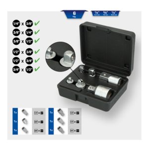 Brilliant Tools Adapter-Satz, 6-tlg Brilliant Tools Adapter-Satz, 6-tlg