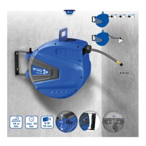 Brilliant Tools Automatischer Druckluftschlauch-Aufroller, Ø 10 mm x 15 m Brilliant Tools Automatischer Druckluftschlauch-Aufroller, Ø 10 mm x 15 m
