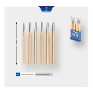 Brilliant Tools Körner-Satz, 6-tlg Brilliant Tools Körner-Satz, 6-tlg
