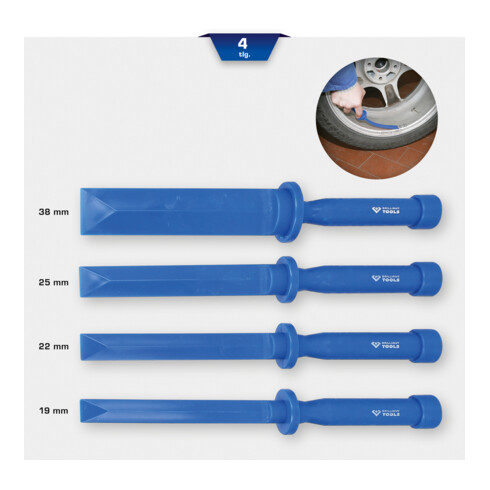 Brilliant Tools Kunststoff-Schaber-Satz, 4-tlg