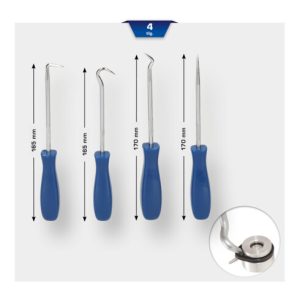 Brilliant Tools Nadel-Haken-Satz, 4-tlg Brilliant Tools Nadel-Haken-Satz, 4-tlg