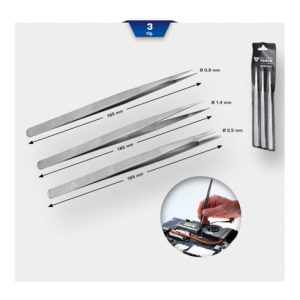 Brilliant Tools Pinzetten-Satz, 3-tlg