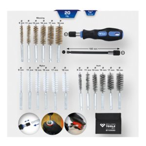 Brilliant Tools Reinigungs-Bürsten-Satz, 20-tlg Brilliant Tools Reinigungs-Bürsten-Satz, 20-tlg