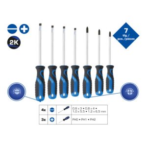 Brilliant Tools Schraubendreher-Satz, 7-tlg, Schlitz, PH Brilliant Tools Schraubendreher-Satz, 7-tlg, Schlitz, PH