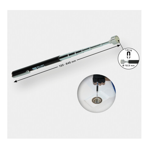 Brilliant Tools Teleskop-Magnetheber