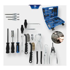 Brilliant Tools Universal-Bremstrommel und Bremsscheiben-Werkzeug-Satz, 15-tlg Brilliant Tools Universal-Bremstrommel und Bremsscheiben-Werkzeug-Satz, 15-tlg